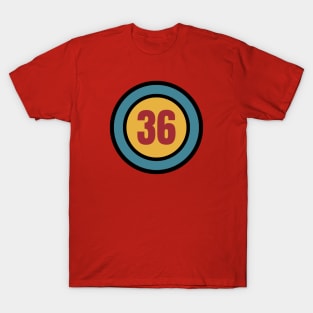 The Number 36 - thirty six - thirty sixth - 36th T-Shirt